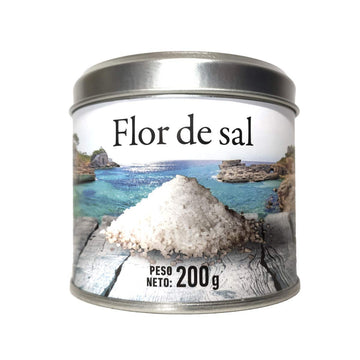 GLOSA MARINA Flor de Sal (Fleur de Sel) Meersalz feinste Salzflocken - das perfekte Geschenk aus Mallorca Spanien (1x200g)