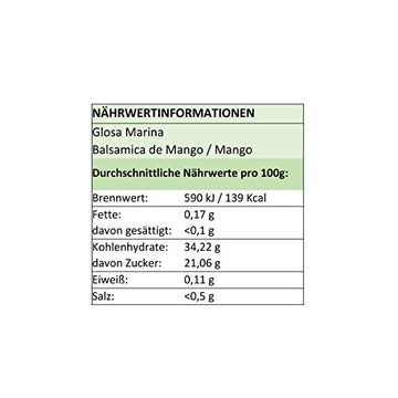 GLOSA MARINA 3er Gourmet Paket Mango