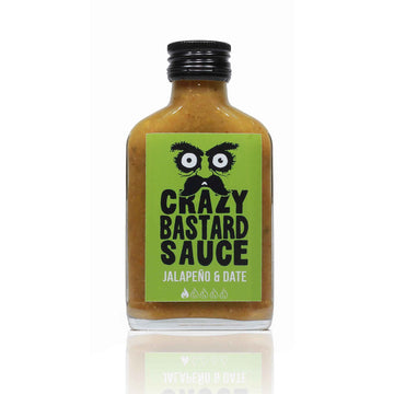Crazy Bastard Sauce Chili Sauce mit Jalapeño Chili & Datteln 100ml