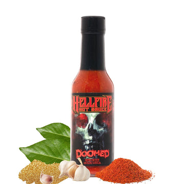 Hellfire Doomed Hot Sauce, schärfste Sauce der Welt, angereichert mit 6,66 Millionen SHU natürlichem Pfefferextrakt