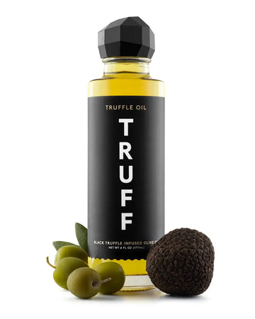 TRUFF Schwarzes Trüffelöl – Mit schwarzem Trüffel angereichertes Olivenöl