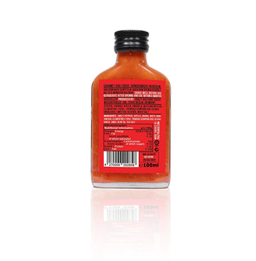Crazy Bastard® Sauce - Trinidad Scorpion & Clementine - (1 x 100mL Flasche) 55 000 Scoville