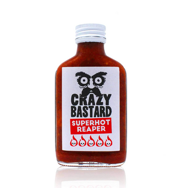Crazy Bastard Hot Sauce - Superhot Reaper 100ml - 500 000 Scoville