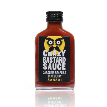 Crazy Bastard Sauce - Carolina Reaper & Blaubeere 65 000 Scoville